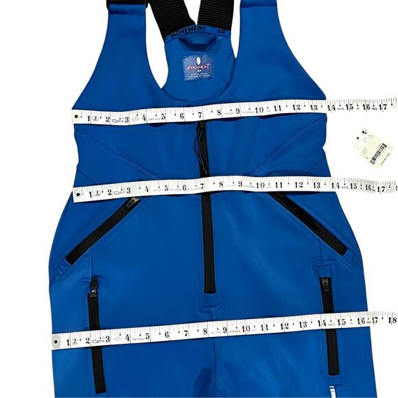 NEW NWT Free People MOVEMENT Powder Vixen Soft Shell Snow Bib - Picture 9 of 10